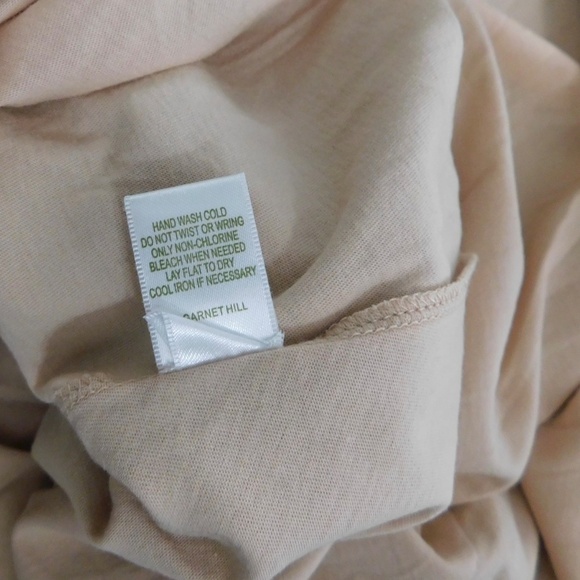 GARNET HILL Prima Tulle Midi Skirt Dotted Mesh Mauve Blush Elastic Waist X-Small - Picture 15 of 16